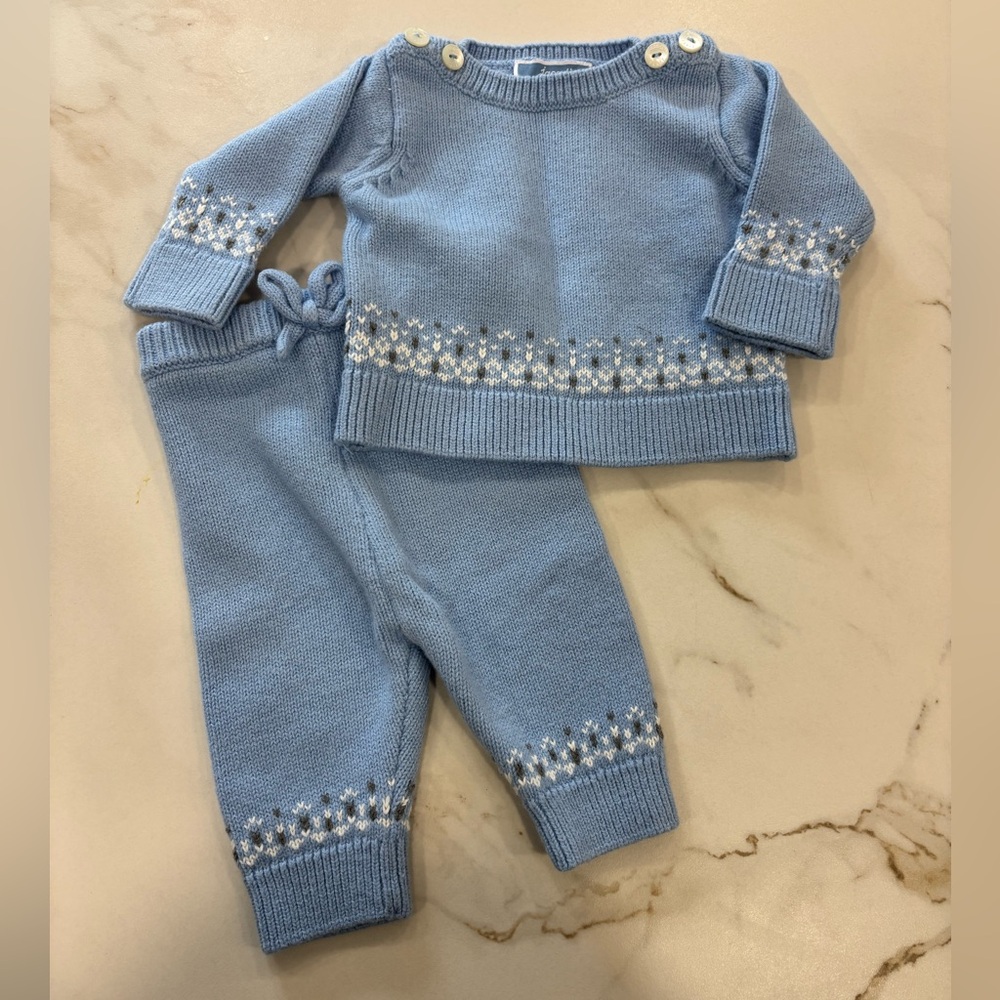 Jacadi Sweater Set 1 month